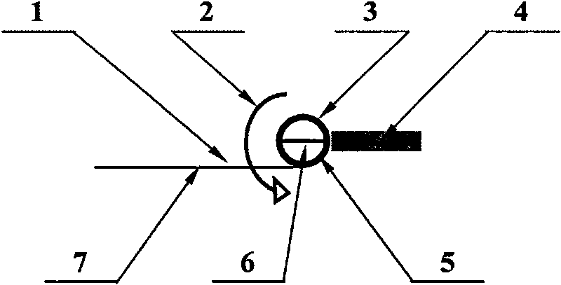 Process for forming lining plastic core pipe of round thin-film capacitor by heat sealing