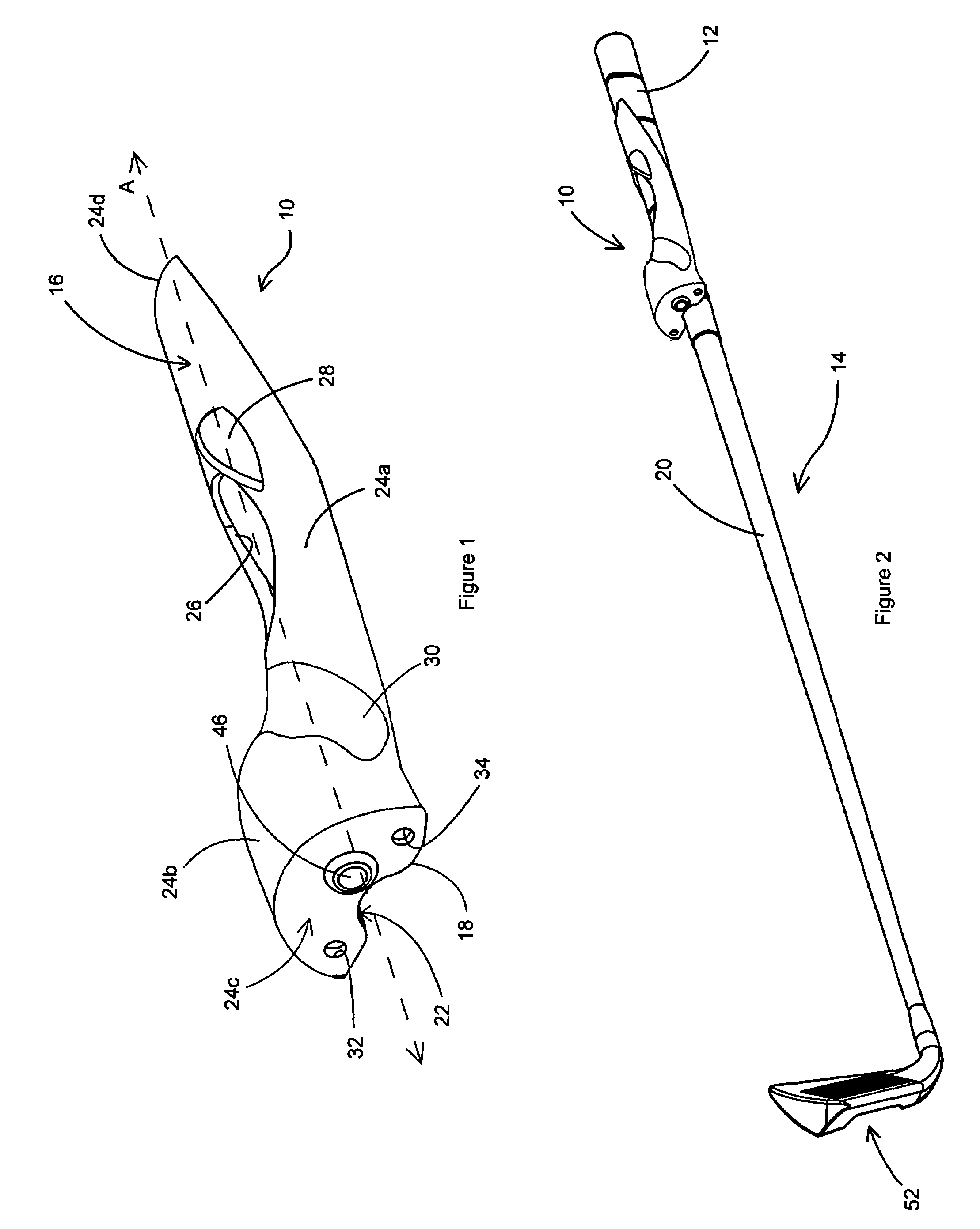 Golf training device