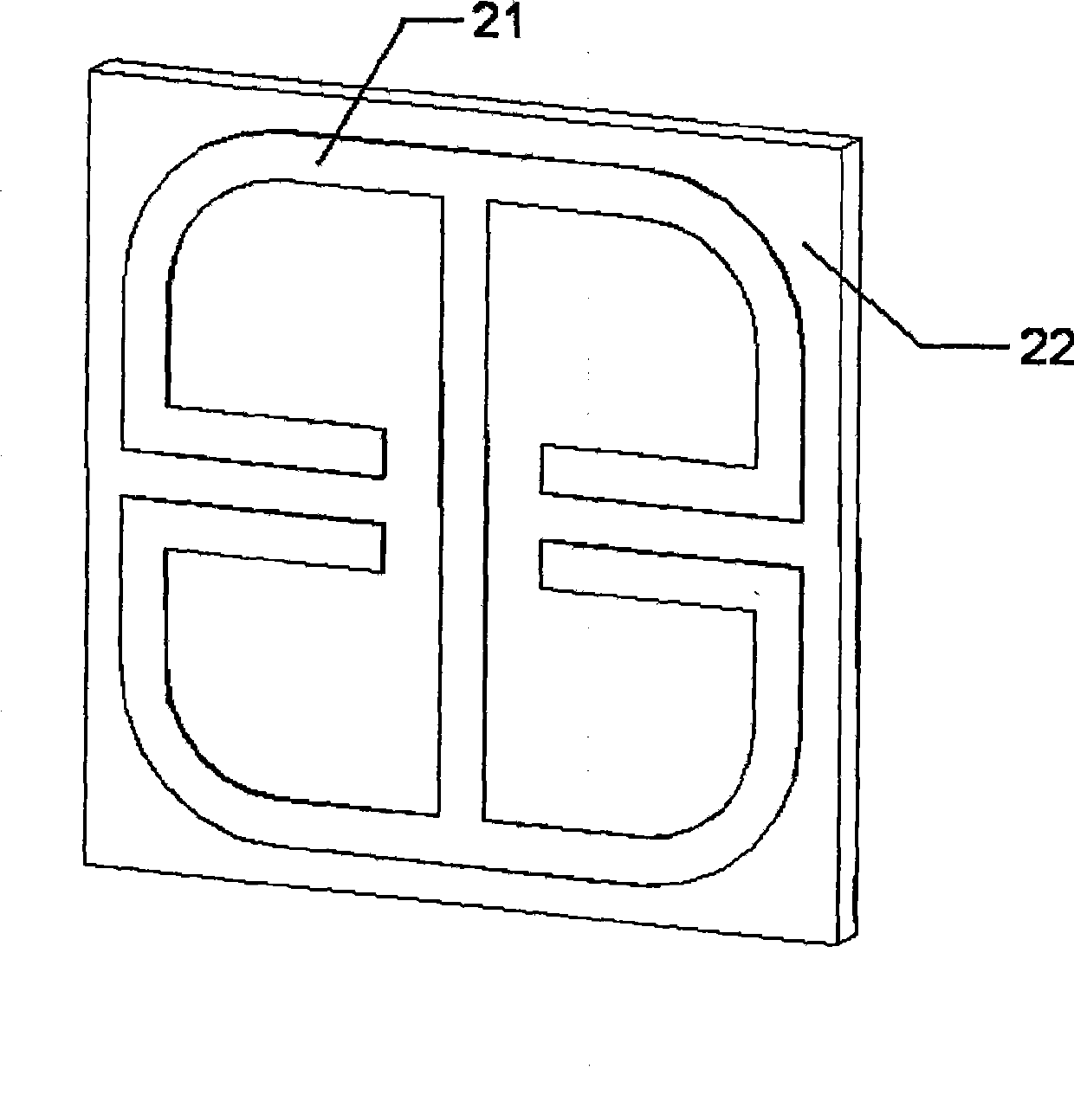 Polarization conversion method and polarization converter based on artificial electromagnetic material