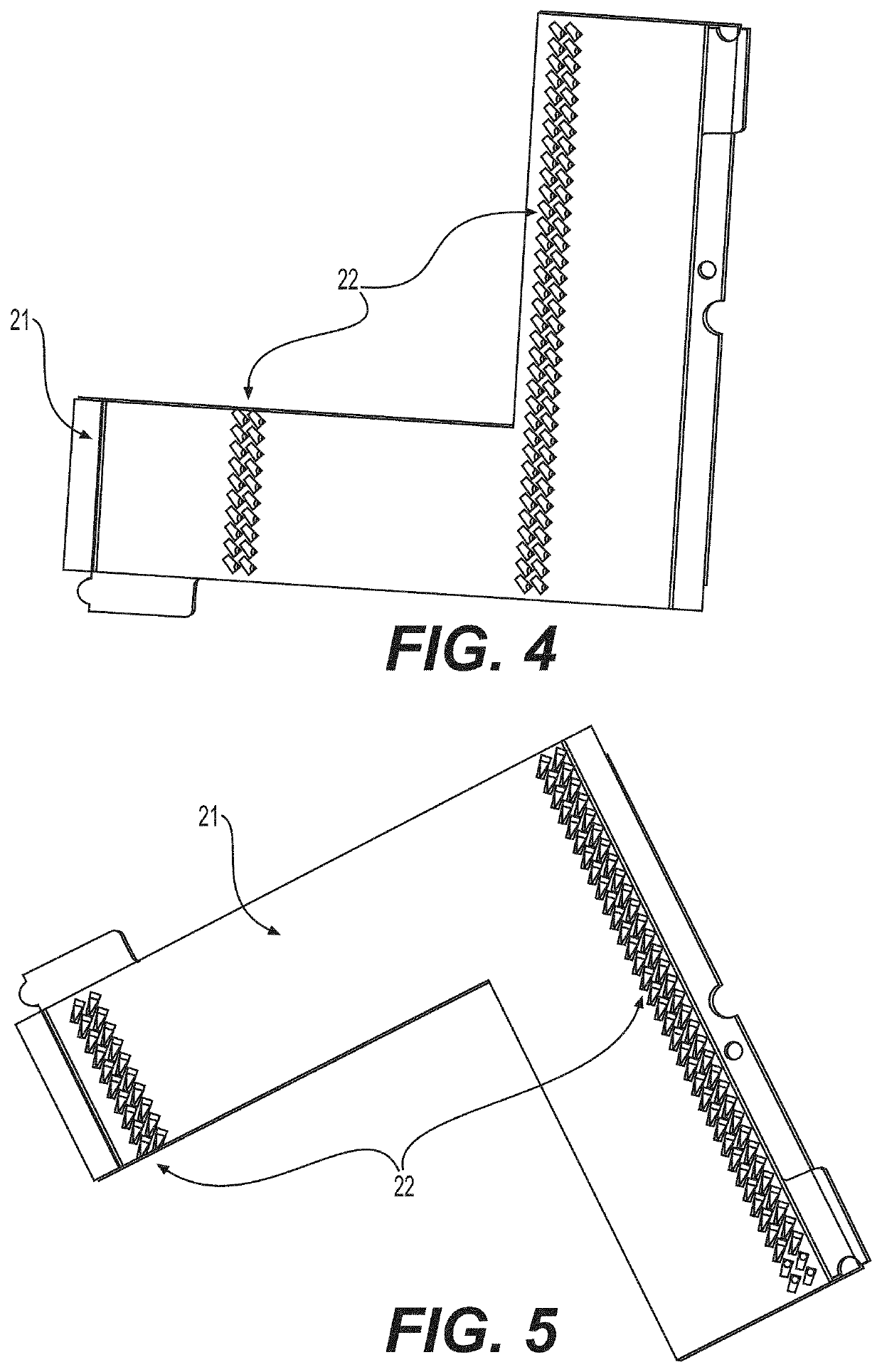 Multiple circuit boards with high-density compression interconnect