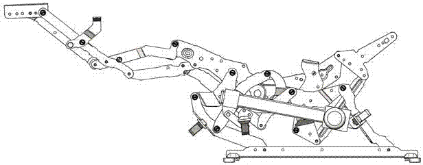 Movable sofa power seat mechanical telescopic device