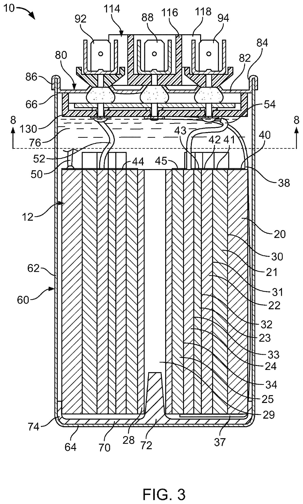 Capacitor with multiple elements for multiple replacement applications