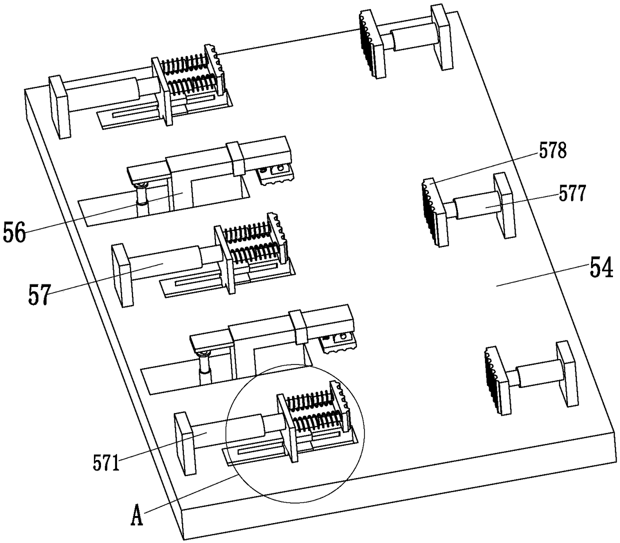 Steel structured positioning placement robot