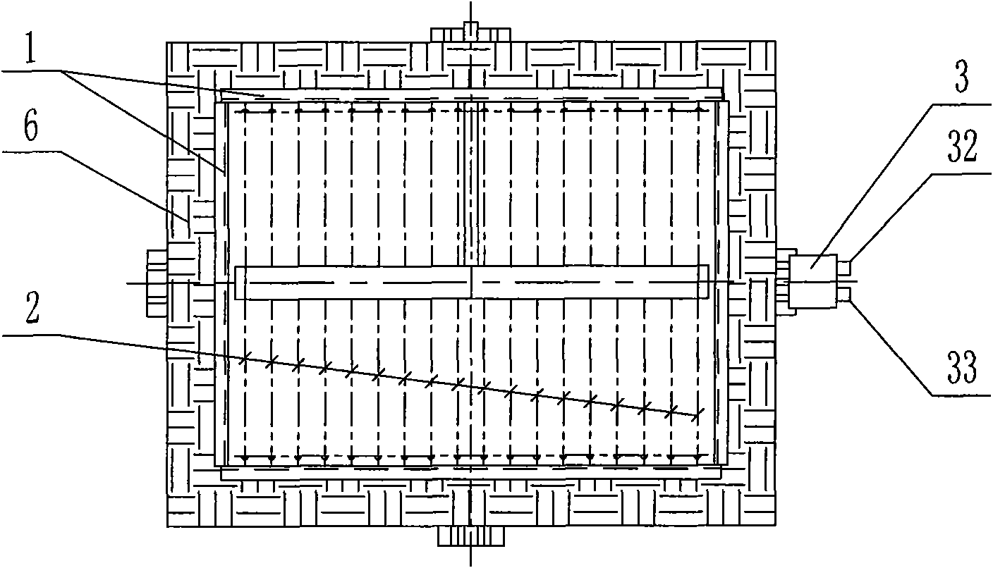 Waste heat recovery device for industrial furnace waste gas or coal gas