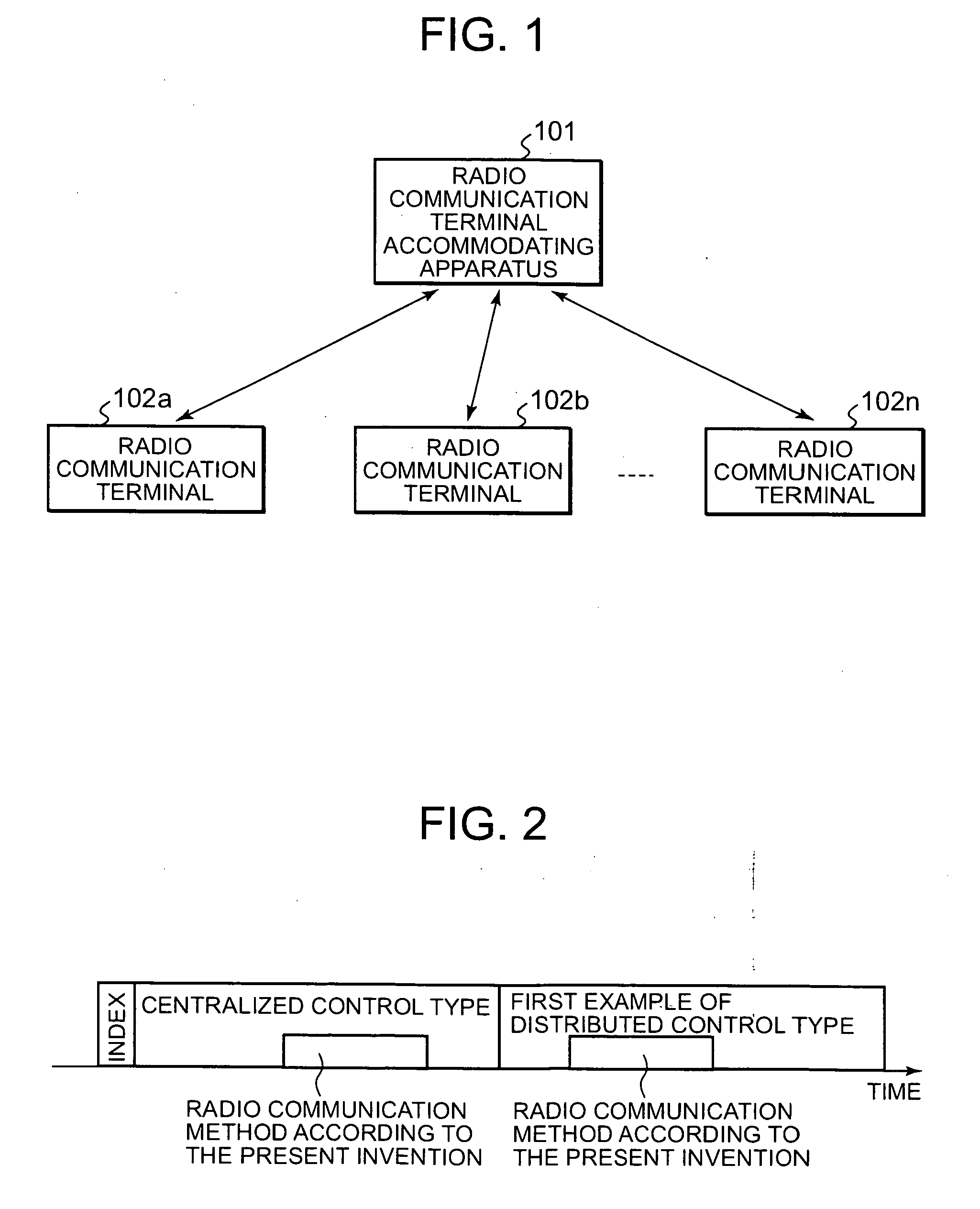 Radio communication method and radio communication terminal accommodating apparatus