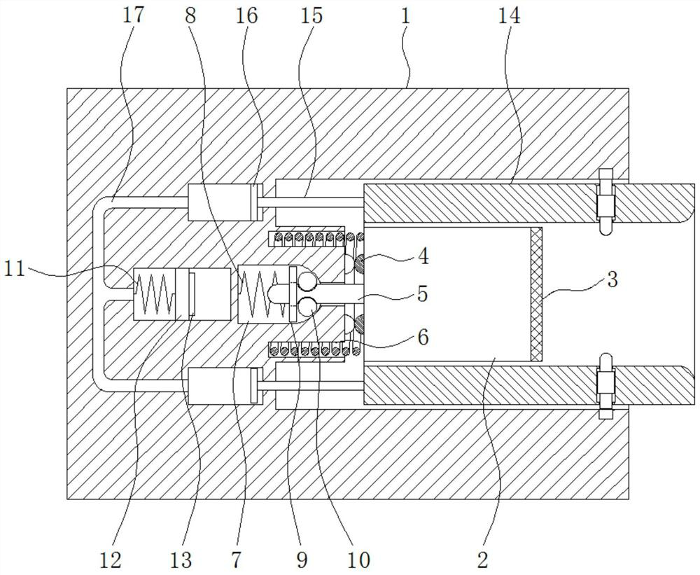 A push-type electric control switch based on magnetic buckle limit