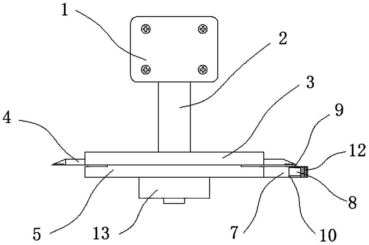 Cutting device for sugarcane end breakage prevention