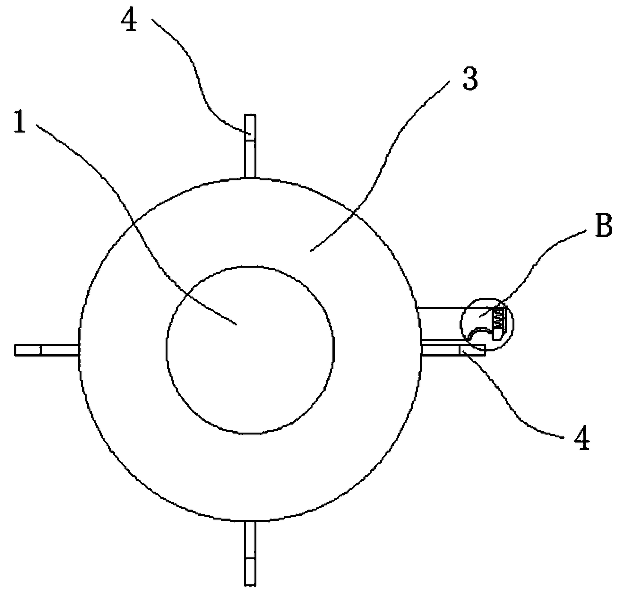 Cutting device for sugarcane end breakage prevention