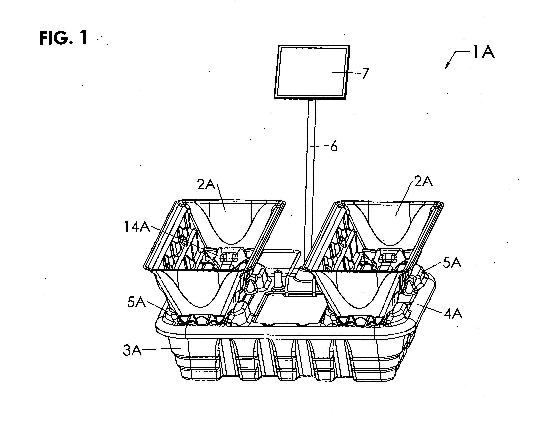 Planter for hybrid container-gardening system