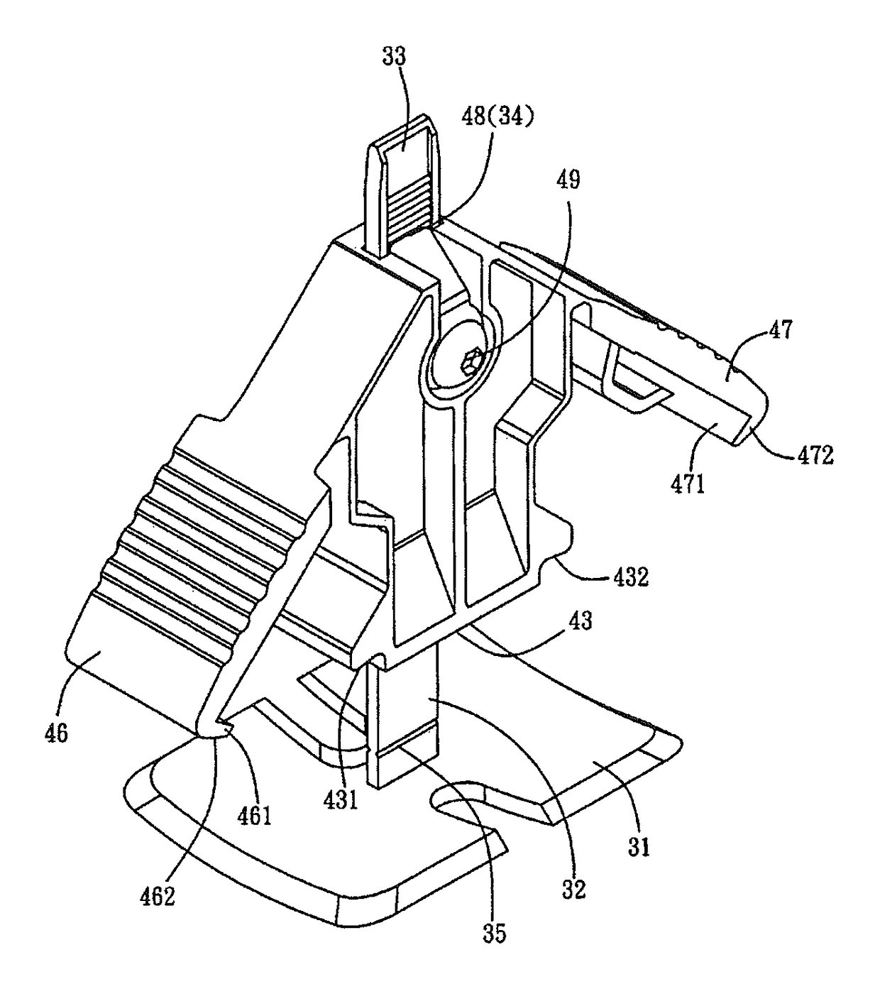 Tile leveling structure