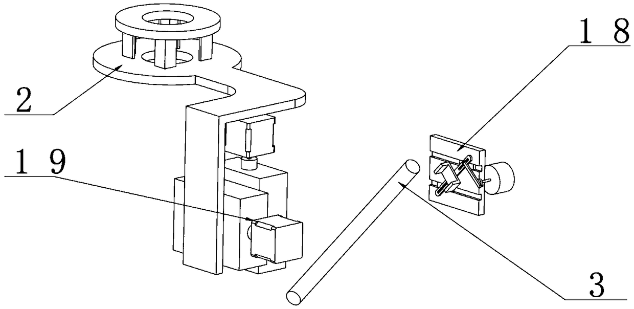 Self-positioning welding line tracking device for boiler tube welding