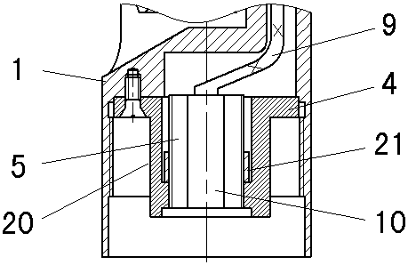 A connection method and structure of a seal inspection pup joint and a test and adjustment pup joint