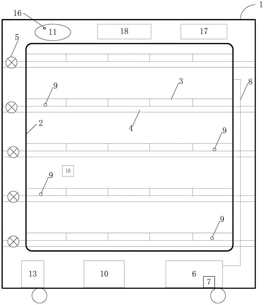 Plant tissue culture rooting and seedling exercising integrated cultivating device and cultivating method thereof