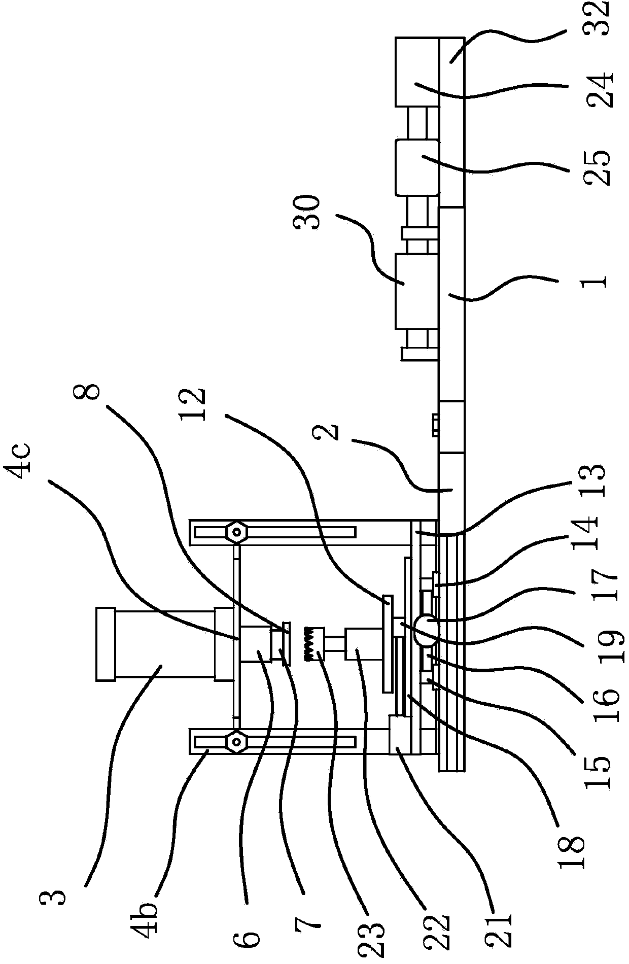 Production frame used for processing clutch release bearing of automobile