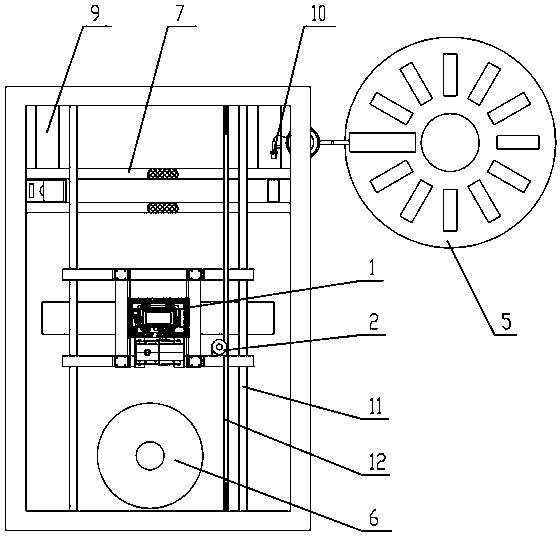 Green brick stacking robot