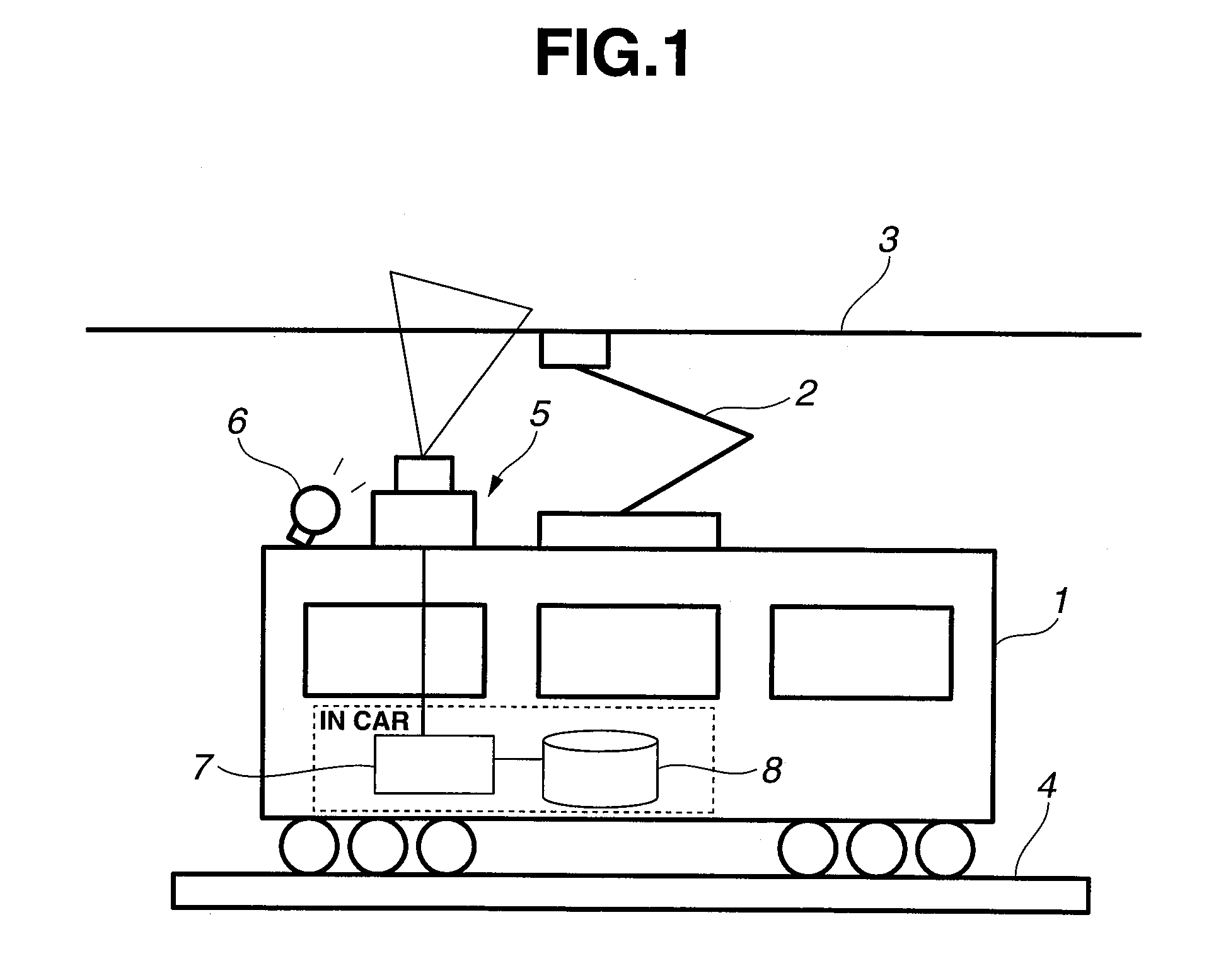 Trolley wire wear measuring device