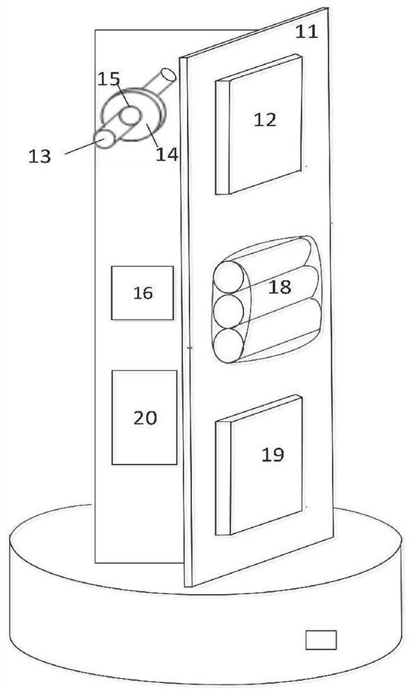 Longitudinal wind field detector and prediction method thereof