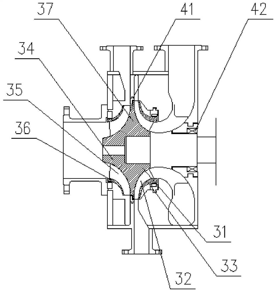 Compression and expansion co-body machine for supercritical carbon dioxide Brayton system