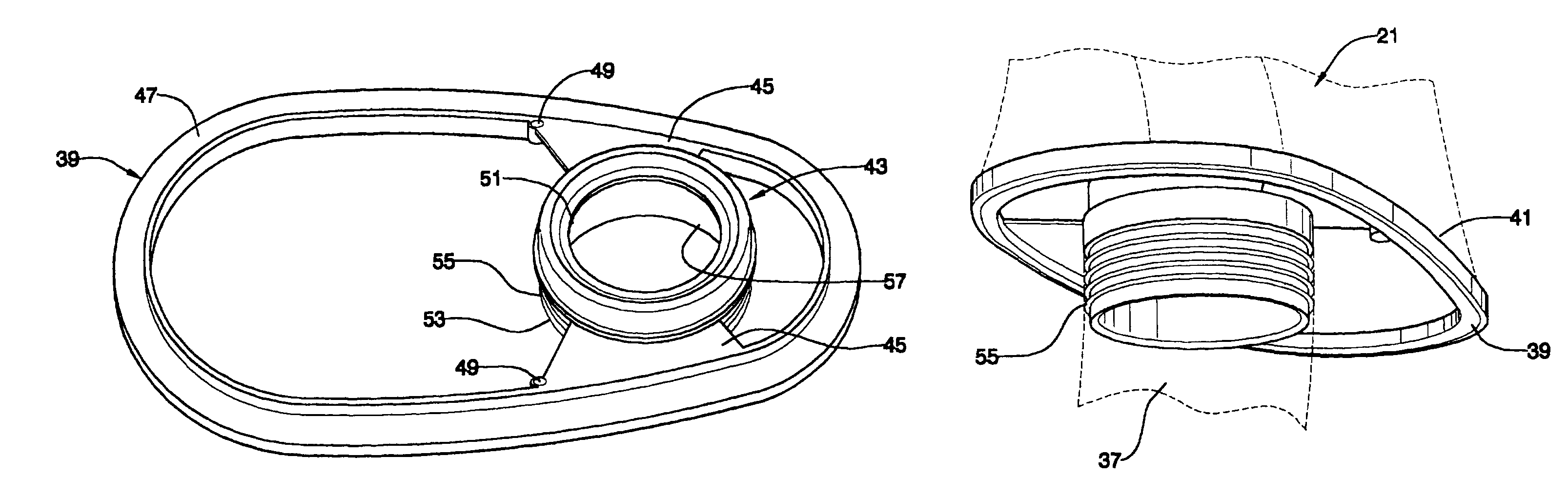 Water-closet compound gasket