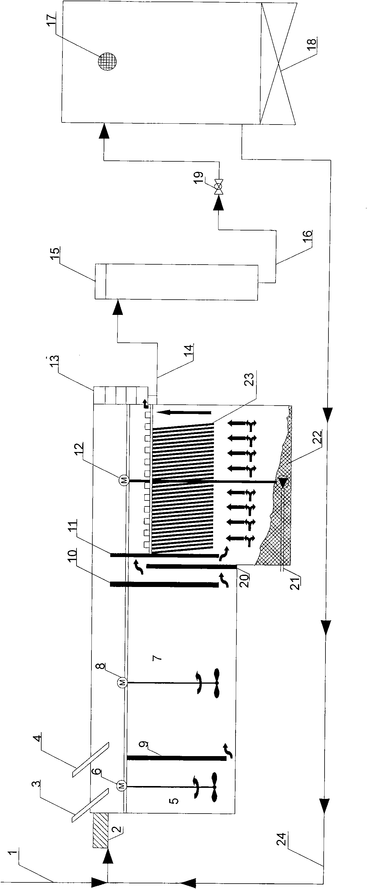 Purifier and method for performing advanced treatment on secondarily-polluted drinking water