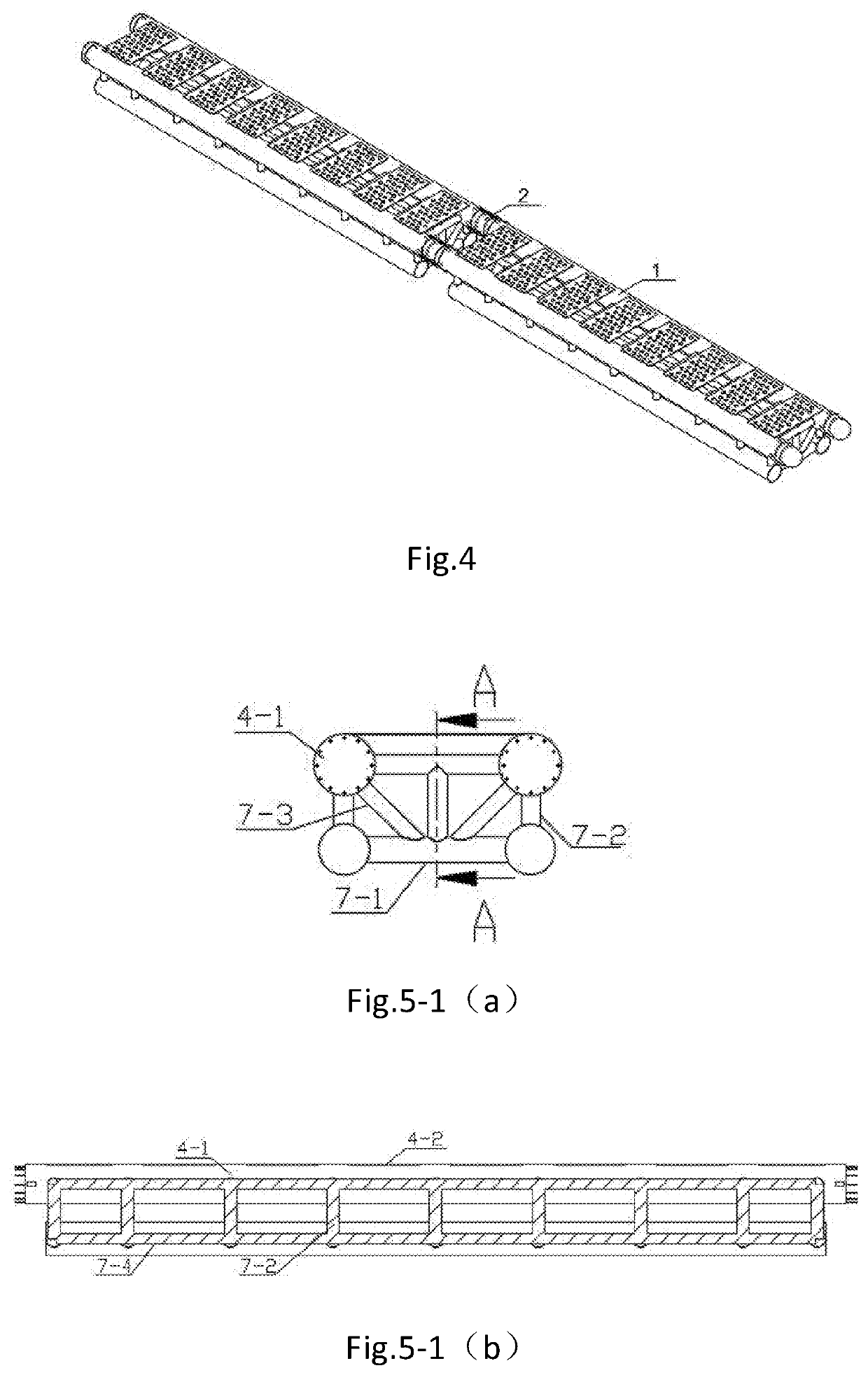 Quickly-detachable airbag-type floating breakwater