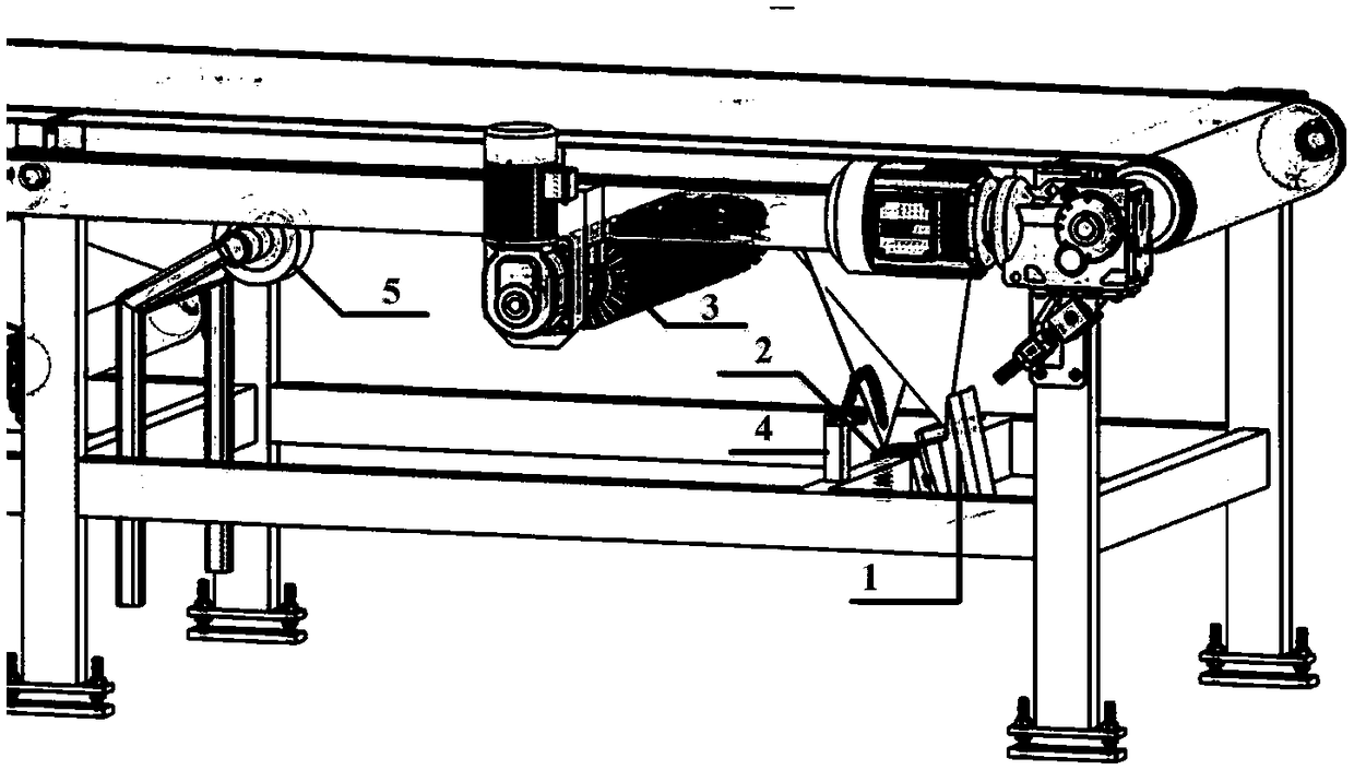 Device and method for detecting longitudinal tearing of large conveyor belt