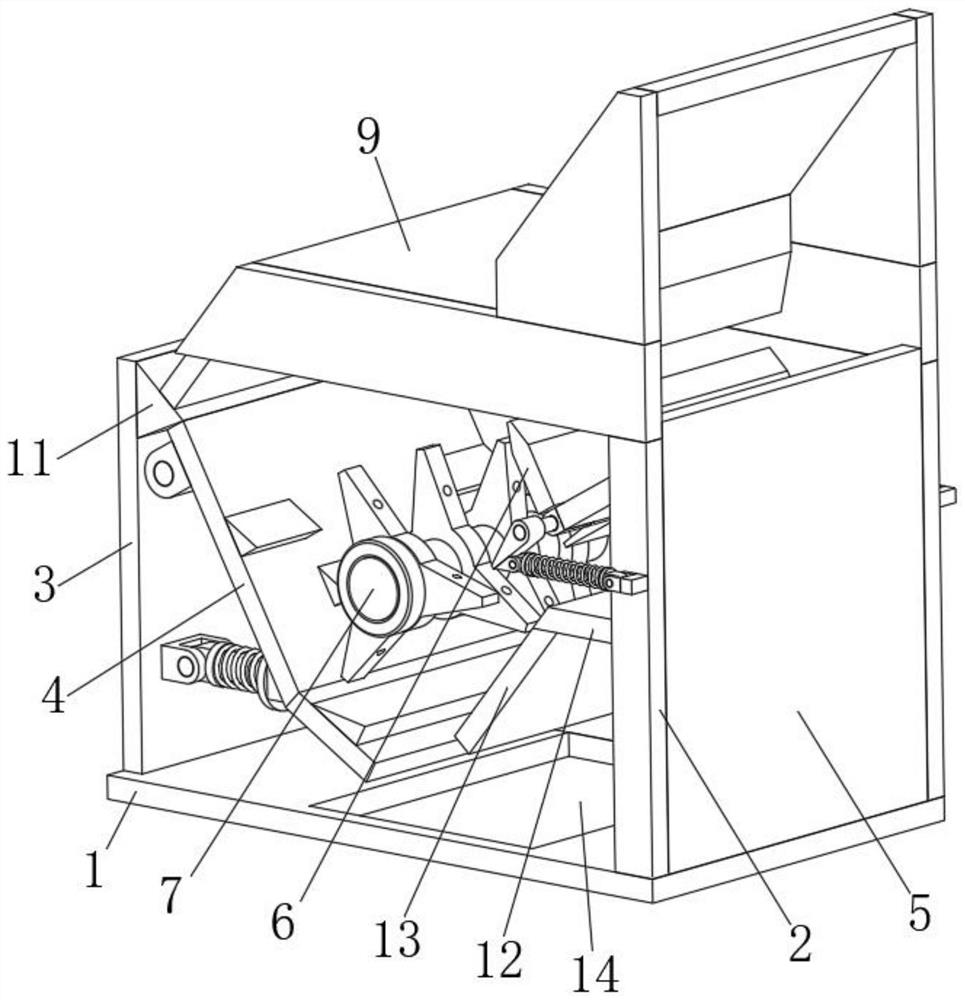 Mechanical device for preparing recycled sand and stone materials by using construction waste particles