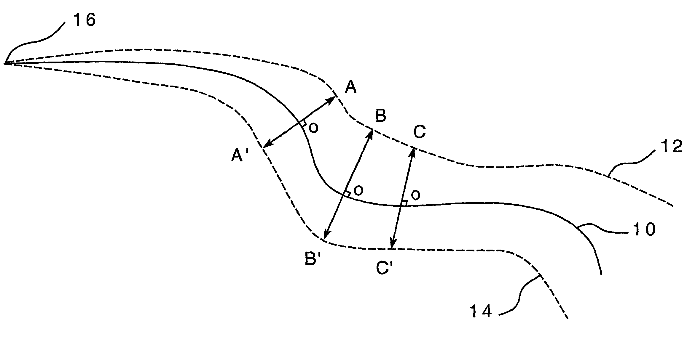 Method for determining a die profile for forming a metal part having a desired shape and associated methods