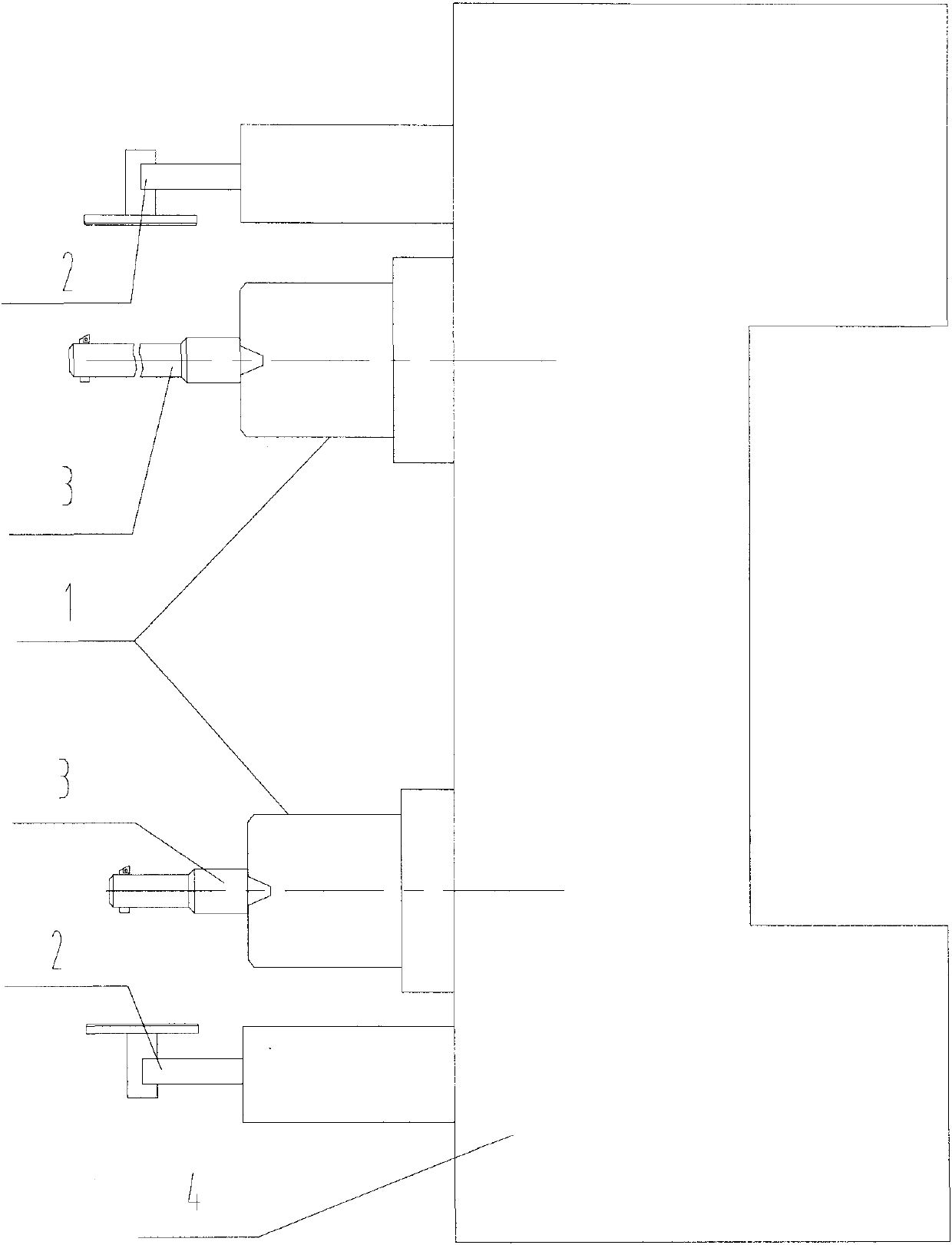 Processing method of steering vertical axle seat of 8×8 wheeled armored vehicle