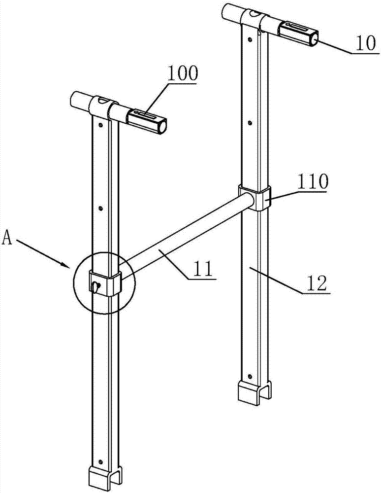 Delivery aiding brisk walking machine with fetal position regulating function