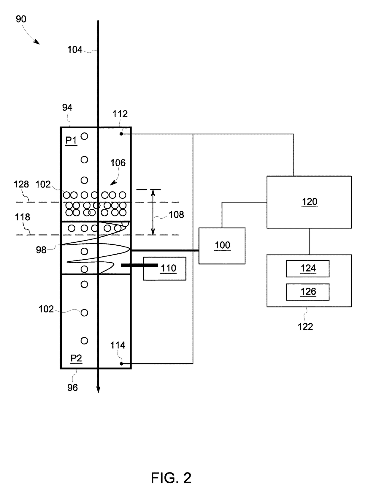 System and method for reducing carbon dioxide emissions from a flue gas generated via combusting a fossil fuel