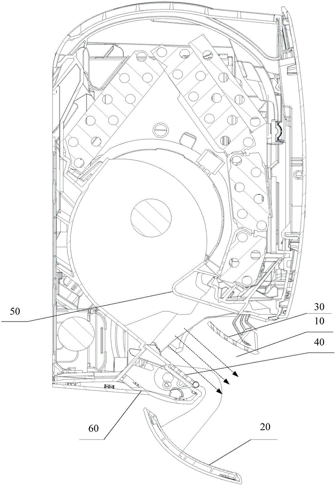 Air conditioner indoor unit and air conditioner indoor air output control method