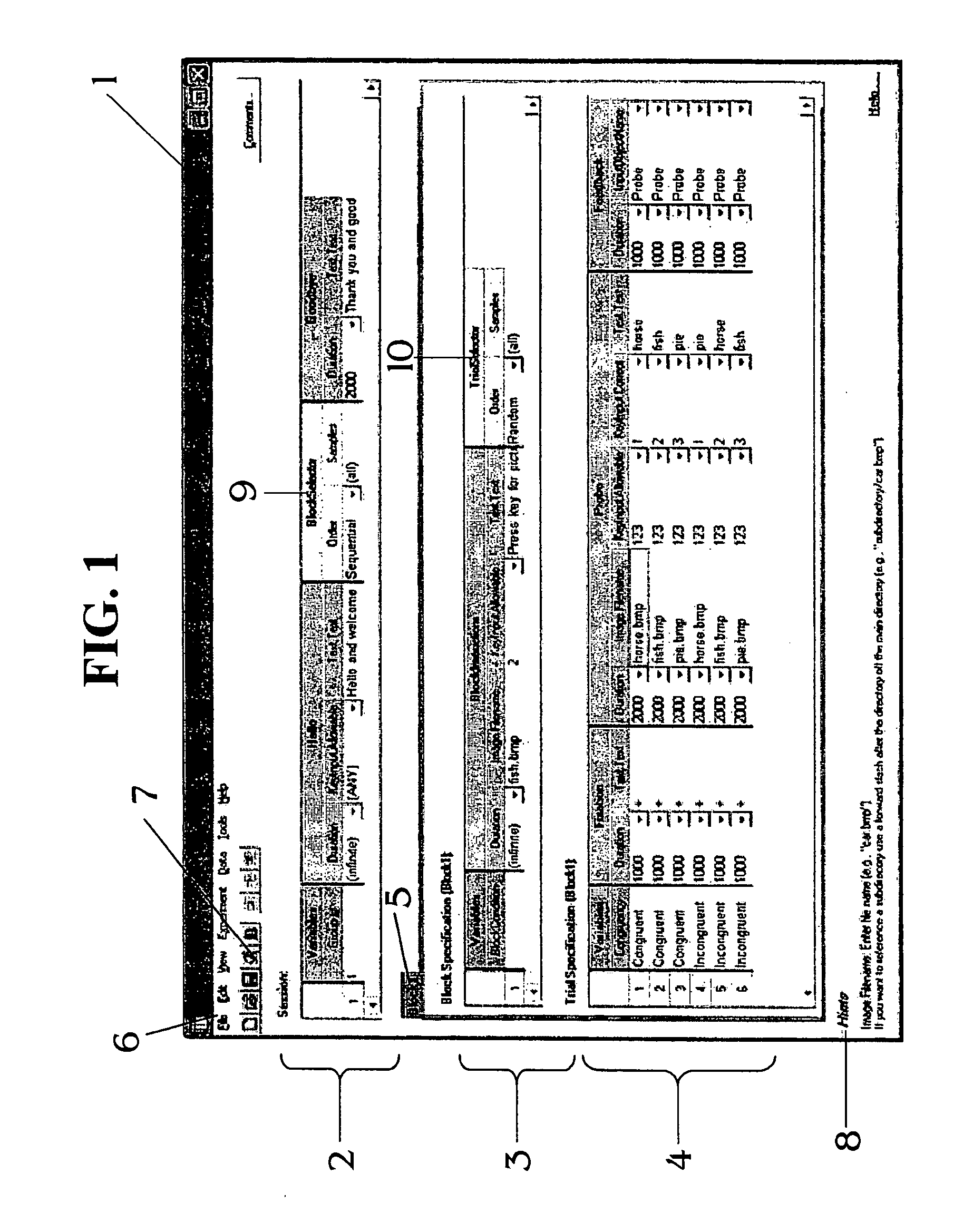 Psychology hierarchical experiment spreadsheet with pre-release event time synchronization