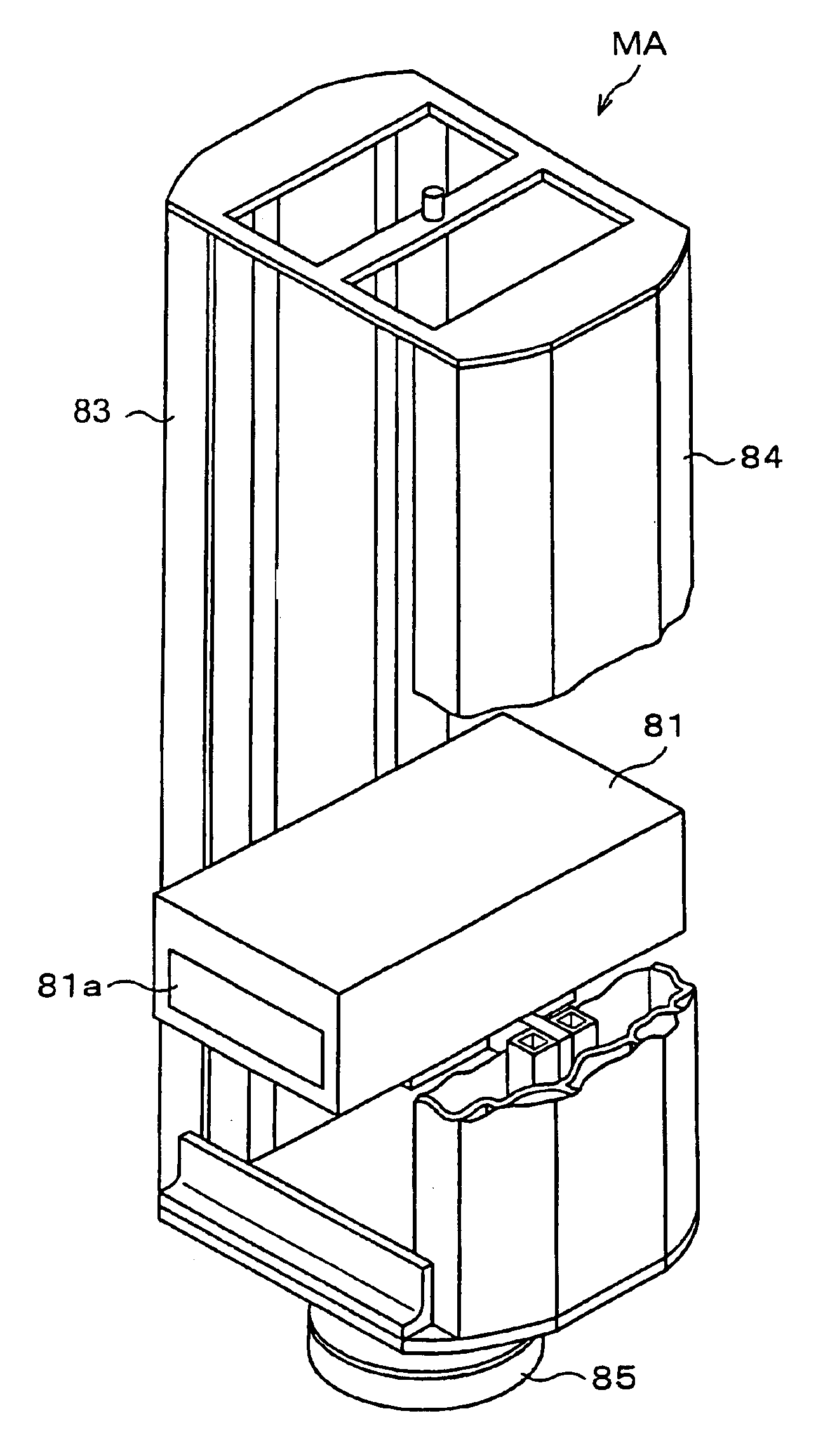 Coating film forming apparatus and coating unit