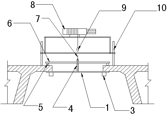 Construction method of longitudinal wet joint formwork of prefabricated T beam or box beam