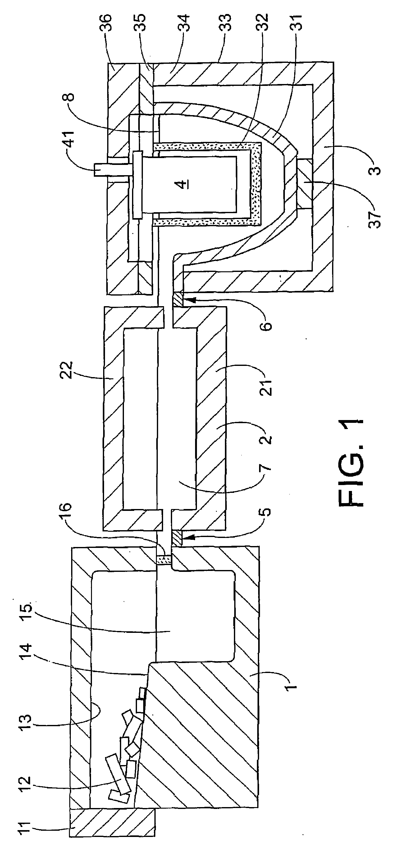 Quiescent transfer of melts