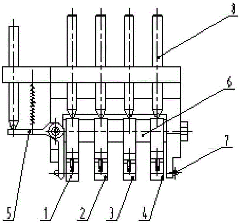 A device for measuring the throat area of ​​an aeroengine guide