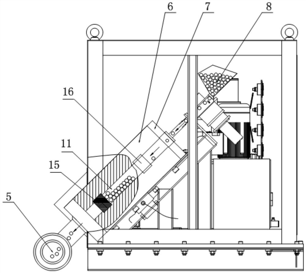 Intelligent electro-hydraulic remote-control ball throwing device