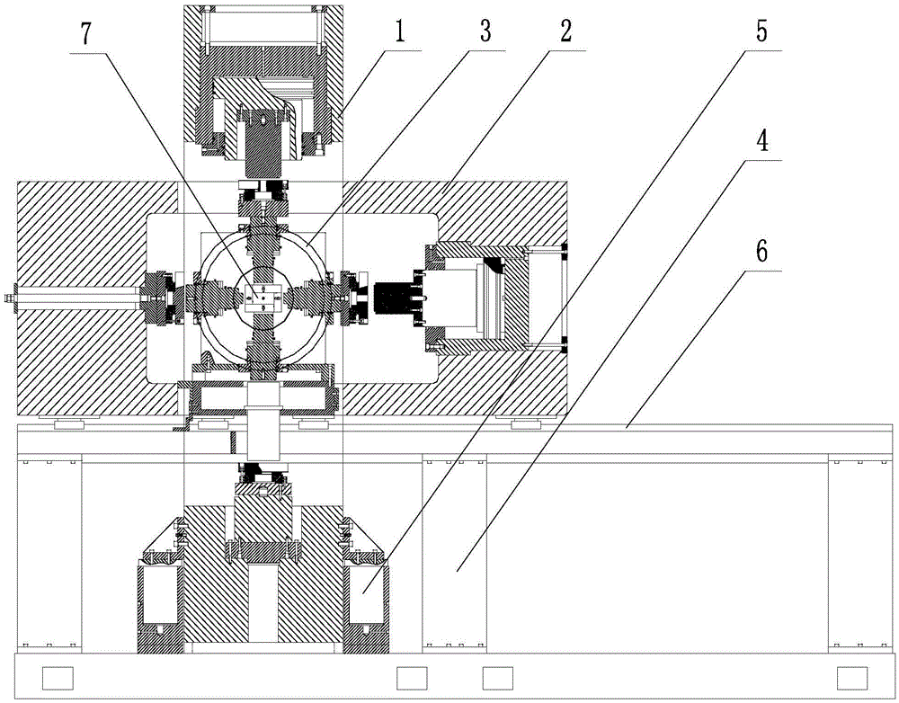 An experimental device and experimental method for simulating shale gas fracturing process