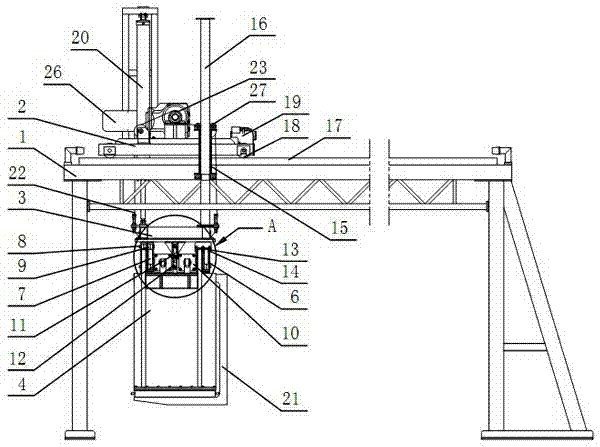 Single-chuck destacking machine