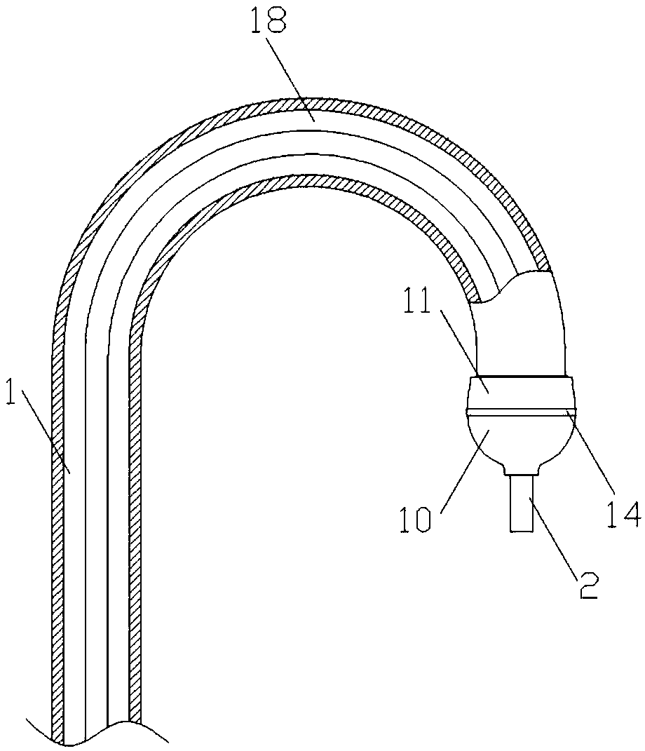 Thermal-shrinkage waterproof sealing cap for high-voltage cable