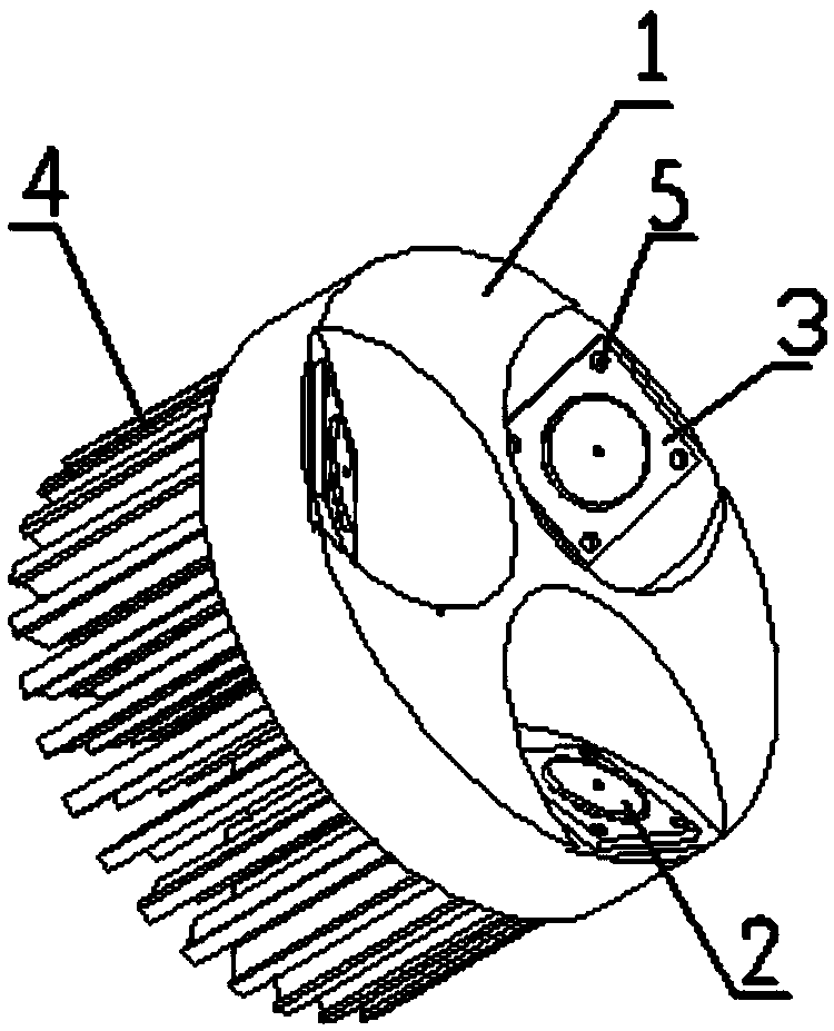 Improved structure of LED lamp