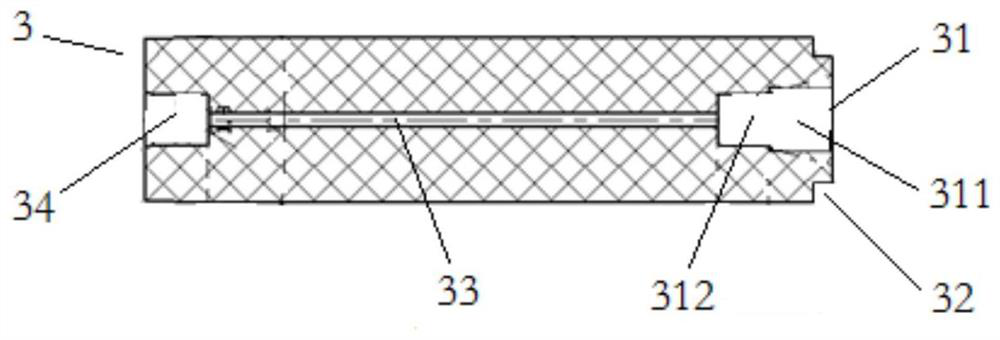 A clamper for indoor hydraulic fracturing experiments