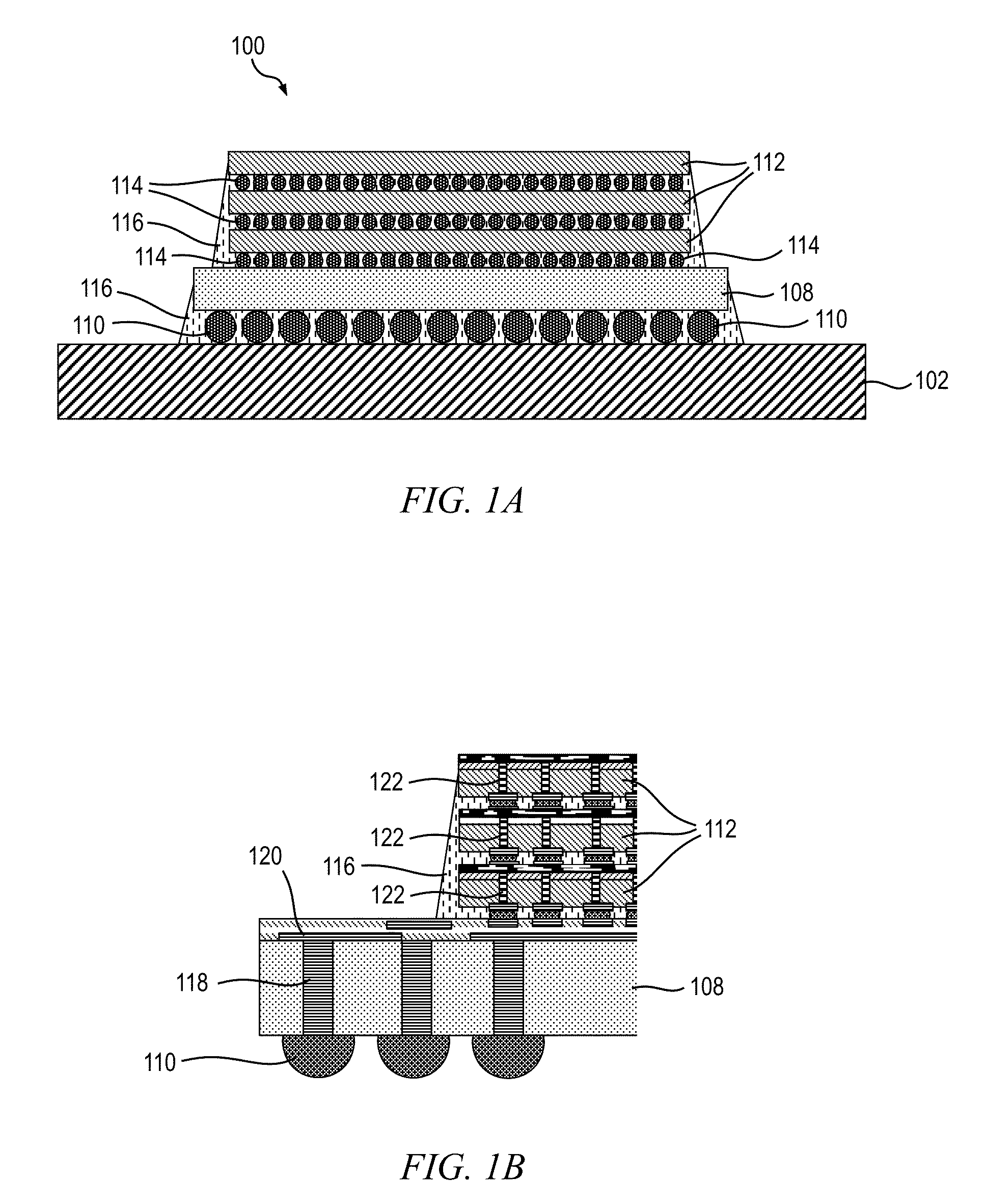 Reduced volume interconnect for three-dimensional chip stack