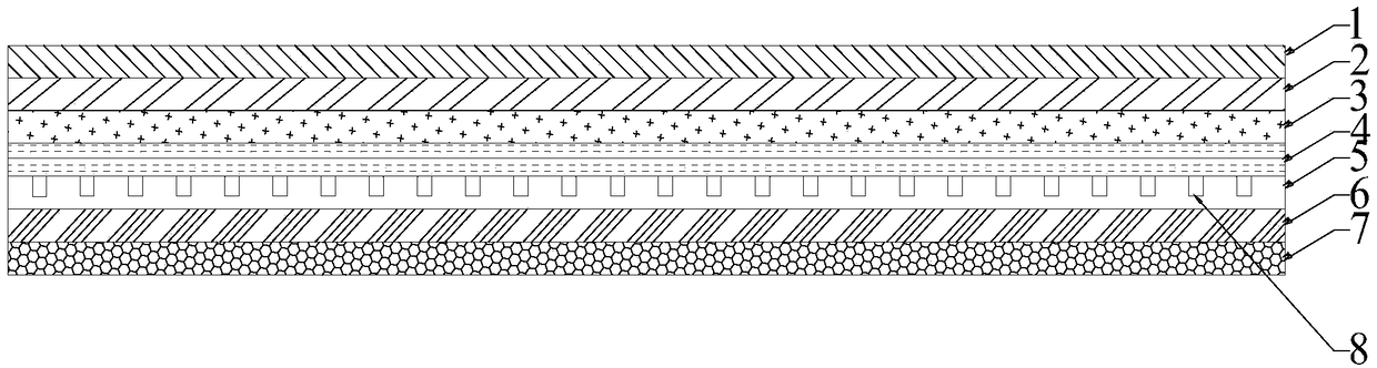 Novel thermal floor and preparation process thereof