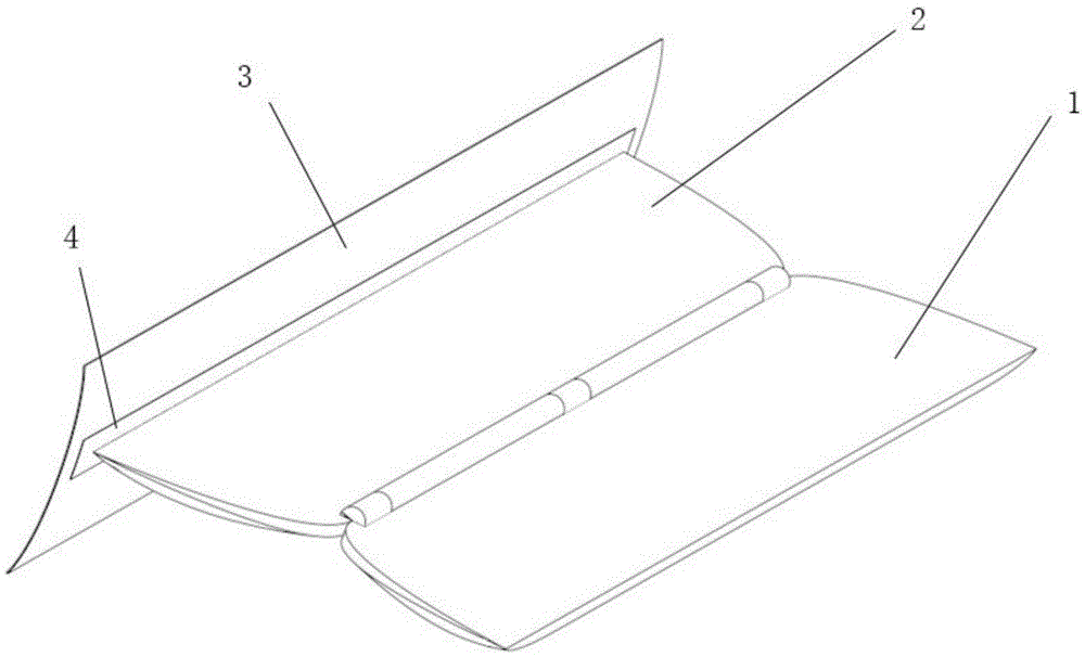 Control method for clam-shaped bilge keel