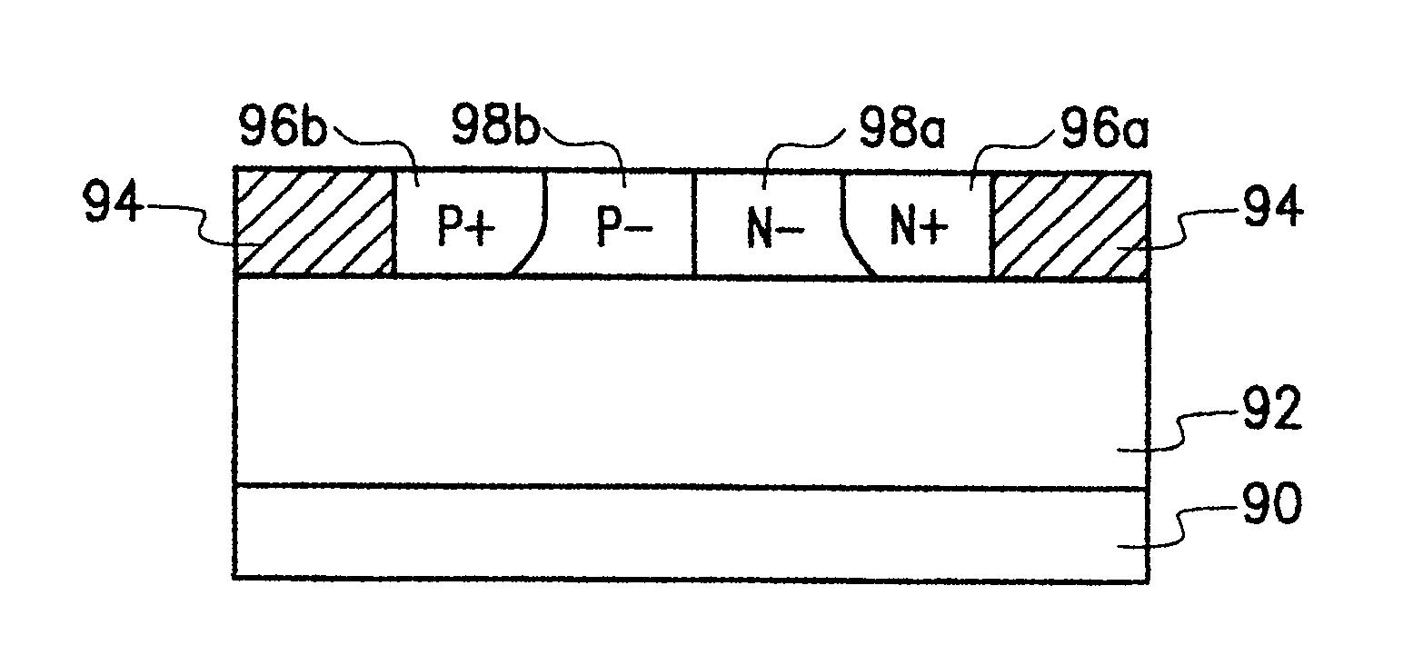 Electrostatic discharge protection circuit of non-gated diode and fabrication method thereof