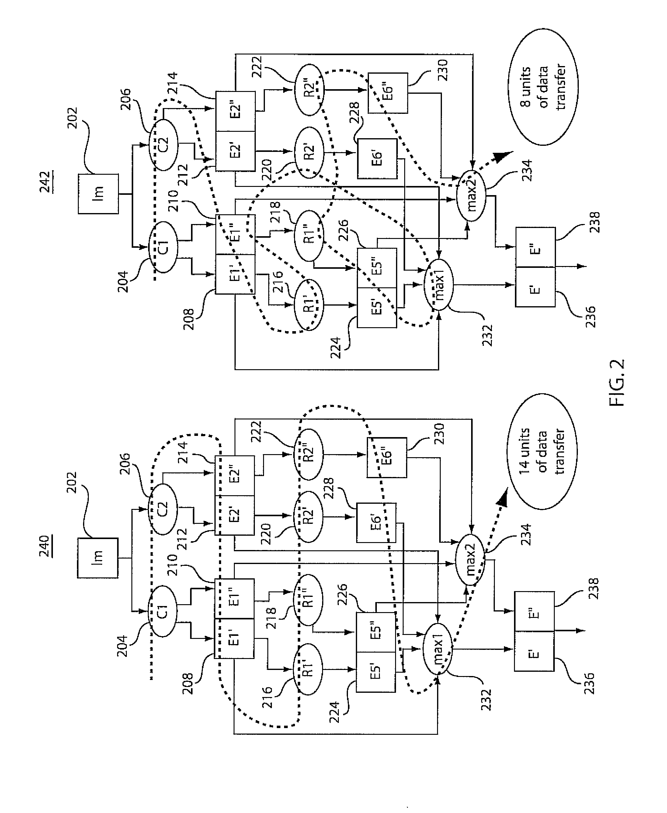 Methods and systems for managing computations on a hybrid computing platform including a parallel accelerator