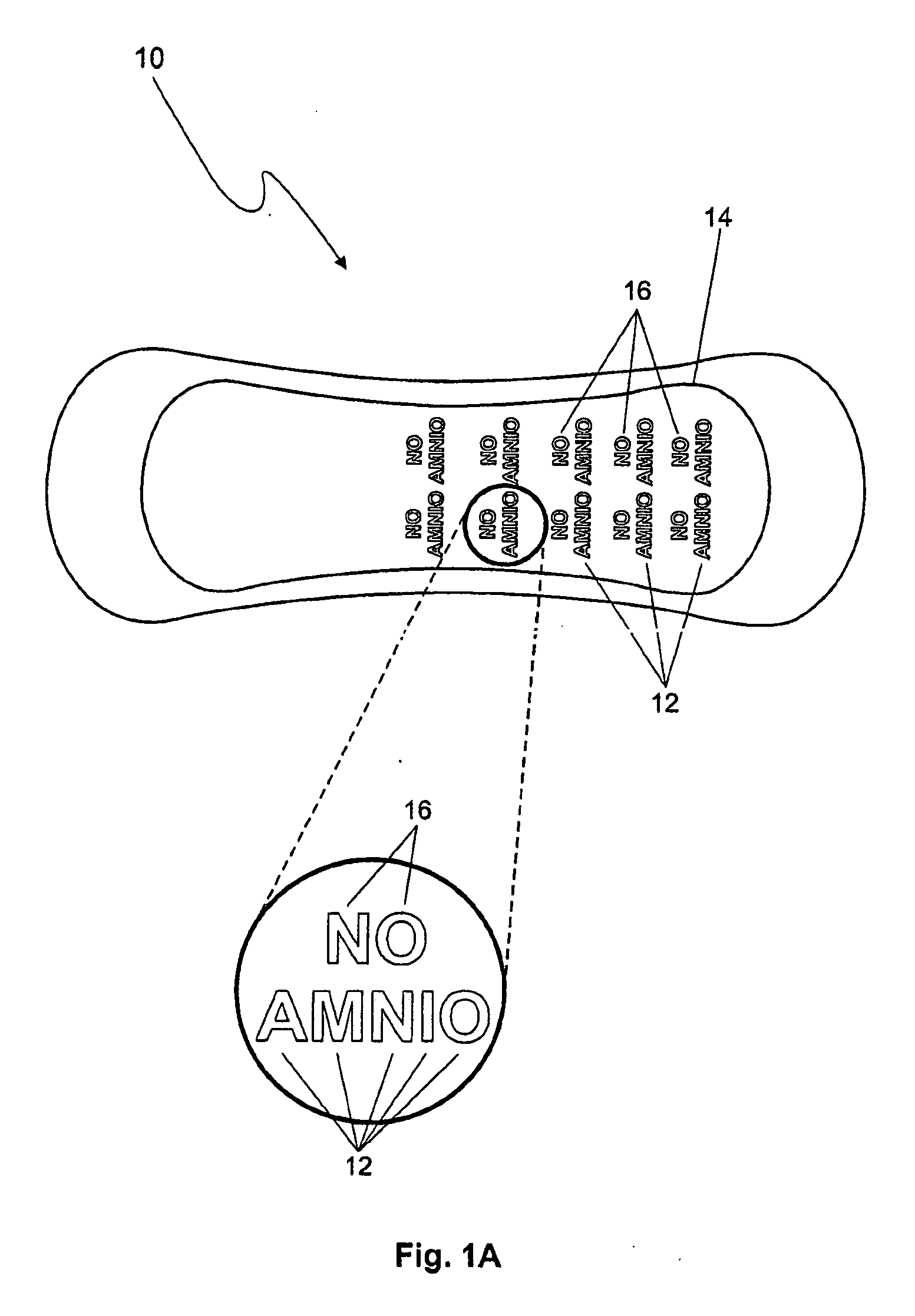 Secretion-monitoring article