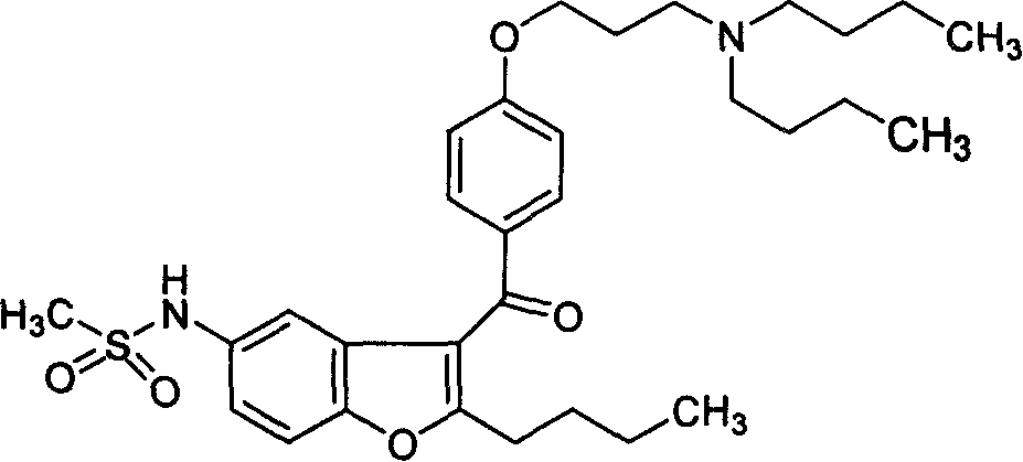 Novel method of producing dronedarone key intermediate